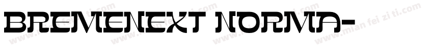 BremenExt Norma字体转换
